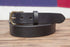 1.25" Full Grain Black Leather Belt
